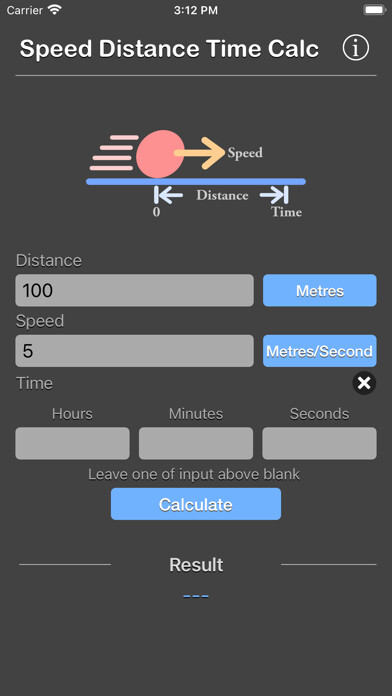 Emulate iPhone app Speed Distance Time Calc using MyAndroid Emulate iPhone app Speed Distance Time Calc using MyAndroid