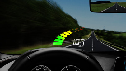 Emulate iPhone app speed-HUD using MyAndroid