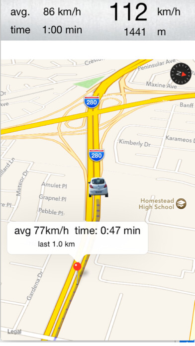 Emulate iPhone app SpeedMe using MyAndroid