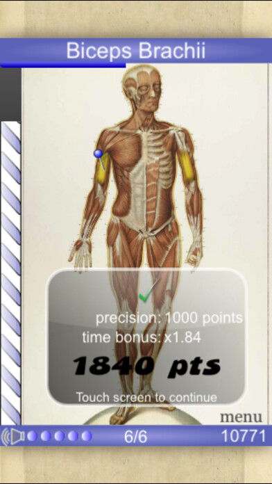 Emulate iPhone app Speed Muscles MD using MyAndroid