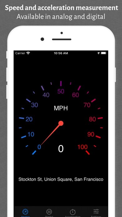 Emulate iPhone app Speedometer: speed detection using MyAndroid Emulate iPhone app Speedometer: speed detection using MyAndroid