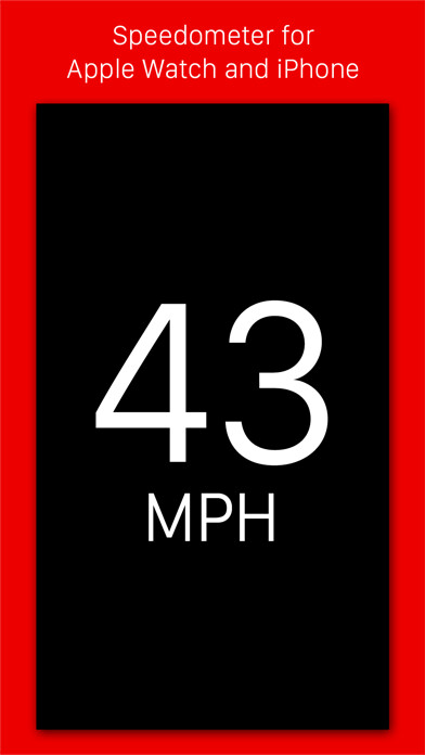 Emulate iPhone app Speedometer - Speed tracking app for iPhone and Apple Watch using MyAndroid