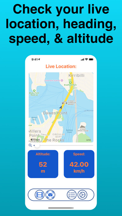 Emulate iPhone app Speedo Trip: Private Recorder using MyAndroid