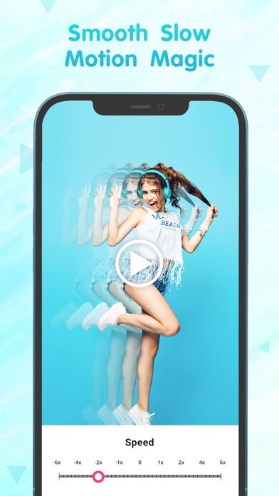 Emulate iPhone app SpeedPro Slow speed video edit using MyAndroid