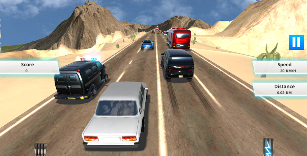 Run android online APK Speed ​​Racer in Traffic : Car from MyAndroid or emulate Speed ​​Racer in Traffic : Car using MyAndroid