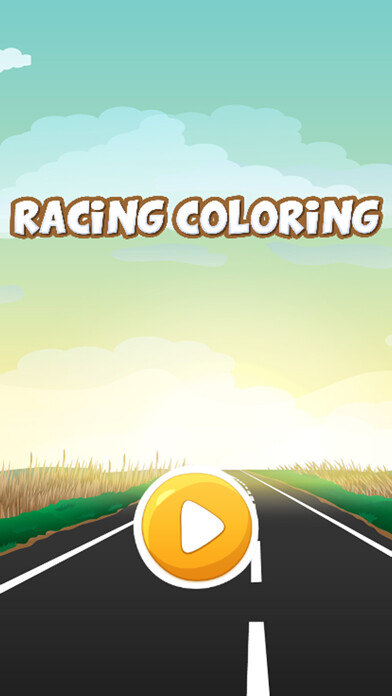 Emulate iPhone app Speed racing car coloring book for kids games using MyAndroid Emulate iPhone app Speed racing car coloring book for kids games using MyAndroid