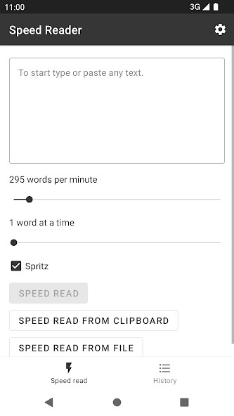 Run android online APK Speed Reader for Speed Reading from MyAndroid or emulate Speed Reader for Speed Reading using MyAndroid