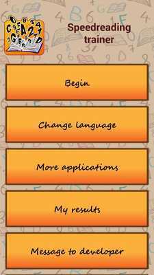 Emulate Android APK Speedreading: improve reading