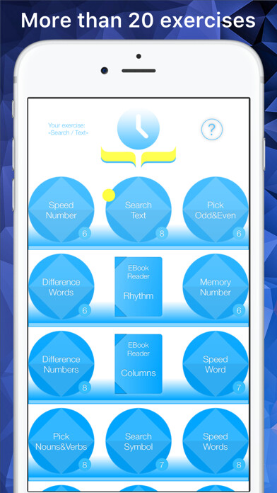 Emulate iPhone app Speed Reading IQ+: epub, pdf using MyAndroid