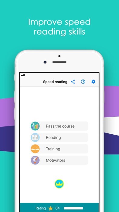 Emulate iPhone app Speed Reading: read faster! using MyAndroid