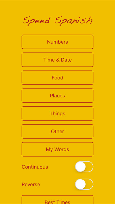 Emulate iPhone app Speed Spanish App using MyAndroid Emulate iPhone app Speed Spanish App using MyAndroid