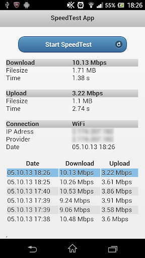Run android online APK SpeedTest app from MyAndroid or emulate SpeedTest app using MyAndroid Run android online APK SpeedTest app from MyAndroid or emulate SpeedTest app using MyAndroid
