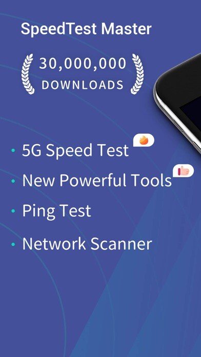 Emulate iPhone app SPEED TEST MASTER - Wifi test using MyAndroid