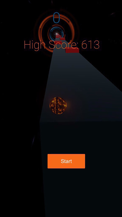 Emulate iPhone app Speedy Burning Ball using MyAndroid
