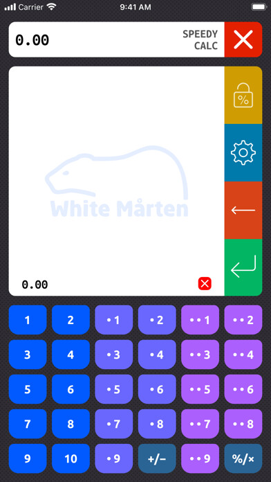 Emulate iPhone app SpeedyCalc Tally Calculator using MyAndroid Emulate iPhone app SpeedyCalc Tally Calculator using MyAndroid