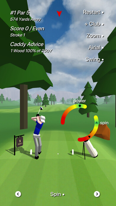 Emulate iPhone app Speedy Golf using MyAndroid