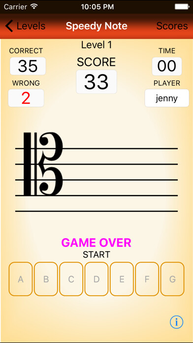 Emulate iPhone app Speedy Note: Tenor Clef using MyAndroid Emulate iPhone app Speedy Note: Tenor Clef using MyAndroid