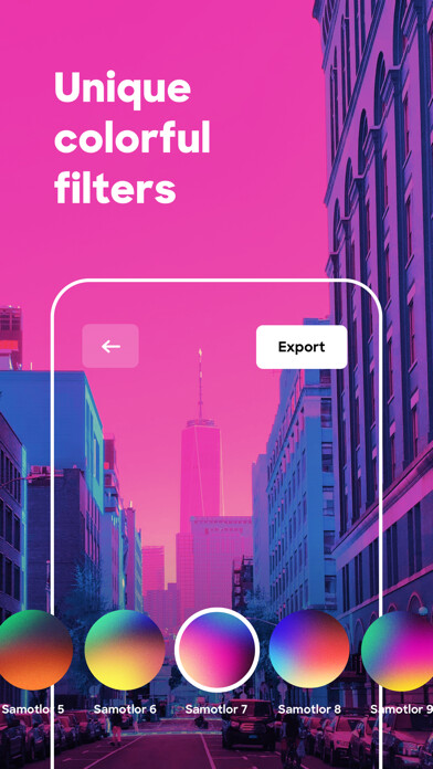 Emulate iPhone app Spektr – Photo Editor using MyAndroid