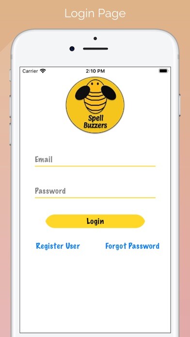 Emulate iPhone app Spell Buzzer using MyAndroid