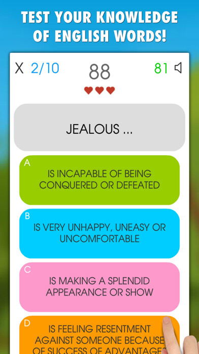Emulate iPhone app Spelling Bee Word Quiz using MyAndroid Emulate iPhone app Spelling Bee Word Quiz using MyAndroid
