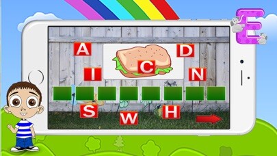 Emulate iPhone app Spelling Games For Kids - abcdef using MyAndroid