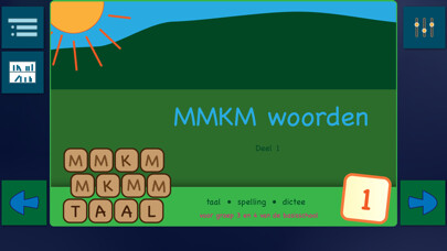 Emulate iPhone app Spelling Nederlands 4 using MyAndroid