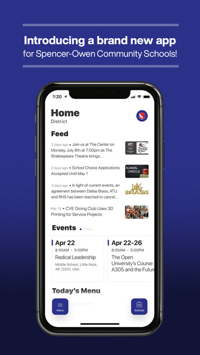 Emulate iPhone app Spencer-Owen Community Schools using MyAndroid Emulate iPhone app Spencer-Owen Community Schools using MyAndroid