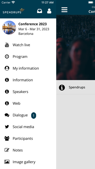 Emulate iPhone app Spendrups events using MyAndroid Emulate iPhone app Spendrups events using MyAndroid