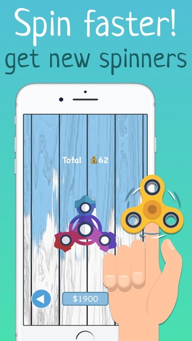 Emulate iPhone app Spener - Spin fidget spinner for fun! using MyAndroid