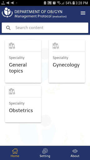 Run android online APK SPHMMC OBGYN Management Protocol from MyAndroid or emulate SPHMMC OBGYN Management Protocol using MyAndroid