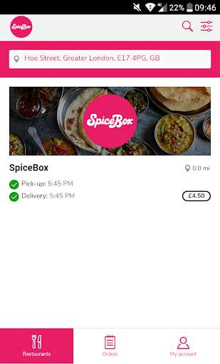 Run android online APK SpiceBox Curry House from MyAndroid or emulate SpiceBox Curry House using MyAndroid