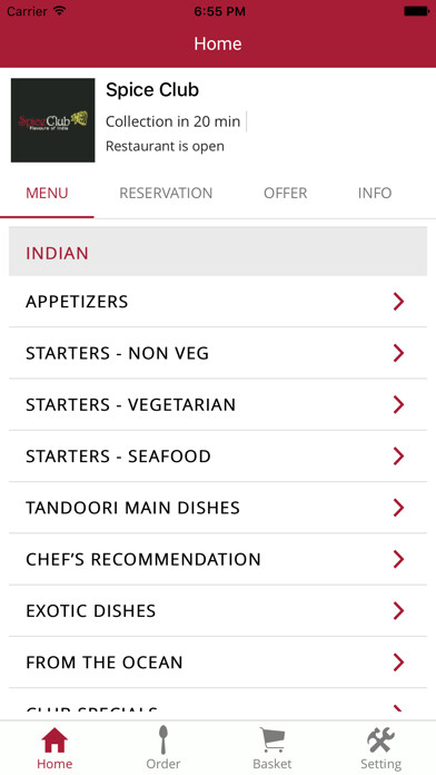 Emulate iPhone app Spice Club using MyAndroid Emulate iPhone app Spice Club using MyAndroid