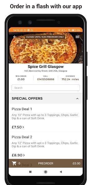 Run android online APK Spice Grill Glasgow from MyAndroid or emulate Spice Grill Glasgow using MyAndroid