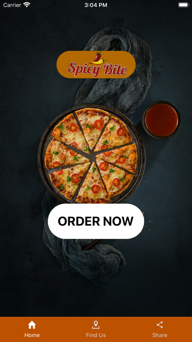Emulate iPhone app Spicy Bites Glasgow using MyAndroid