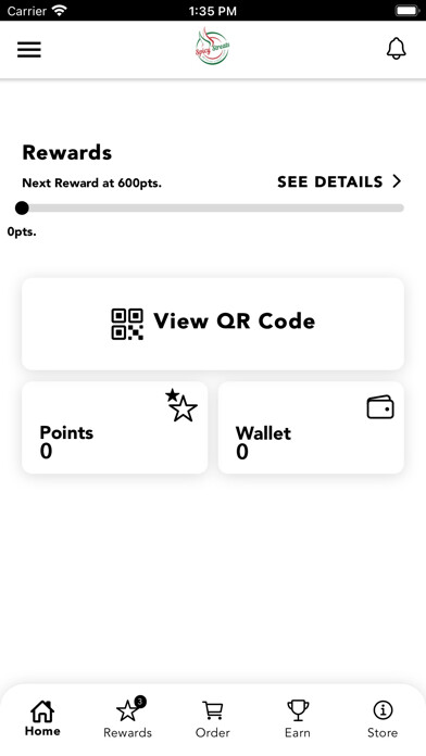 Emulate iPhone app Spicy Streats Rewards using MyAndroid