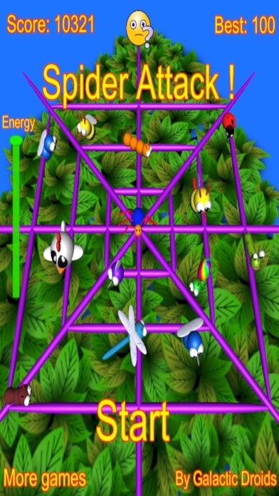 Emulate iPhone app Spider Attack arcade game using MyAndroid Emulate iPhone app Spider Attack arcade game using MyAndroid