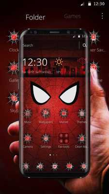 Emulate Android APK Spider Eyes Launcher Theme