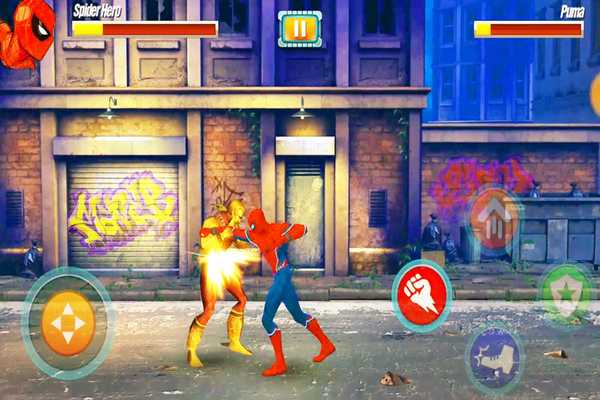 Emulate Android APK Spider fighting man Emulate Android APK Spider fighting man