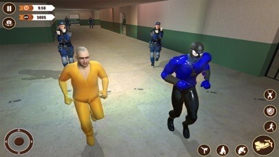 Emulate iPhone app Spider Hero : Prison Escape using MyAndroid
