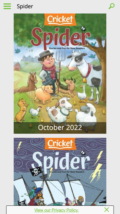 Emulate iPhone app Spider Mag: Stories & jokes using MyAndroid Emulate iPhone app Spider Mag: Stories & jokes using MyAndroid