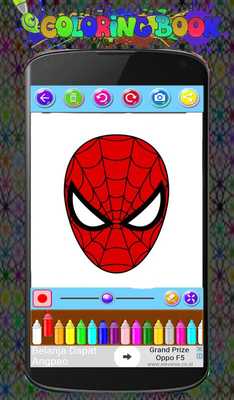 Emulate Android APK spiderMan Coloring Game