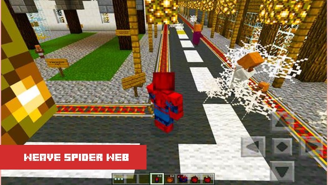 Run android online APK SpiderMan Mod for Minecraft PE from MyAndroid or emulate SpiderMan Mod for Minecraft PE using MyAndroid
