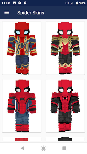 Run android online APK Spiderman Skins For MCPE from MyAndroid or emulate Spiderman Skins For MCPE using MyAndroid