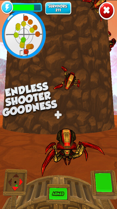 Emulate iPhone app Spiders Of Mars using MyAndroid