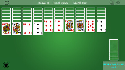 Emulate iPhone app Spider Solitaire Classic Z using MyAndroid