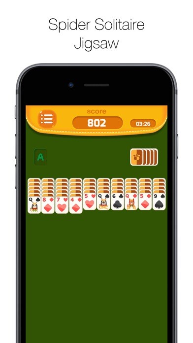 Emulate iPhone app Spider Solitaire - Jigsaw using MyAndroid