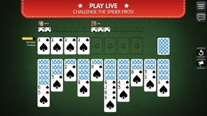 Emulate iPhone app Spider Solitaire Palace using MyAndroid