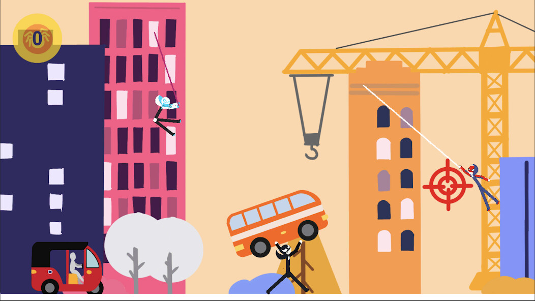 Run android online APK Spider Stickman Rope Hero from MyAndroid or emulate Spider Stickman Rope Hero using MyAndroid
