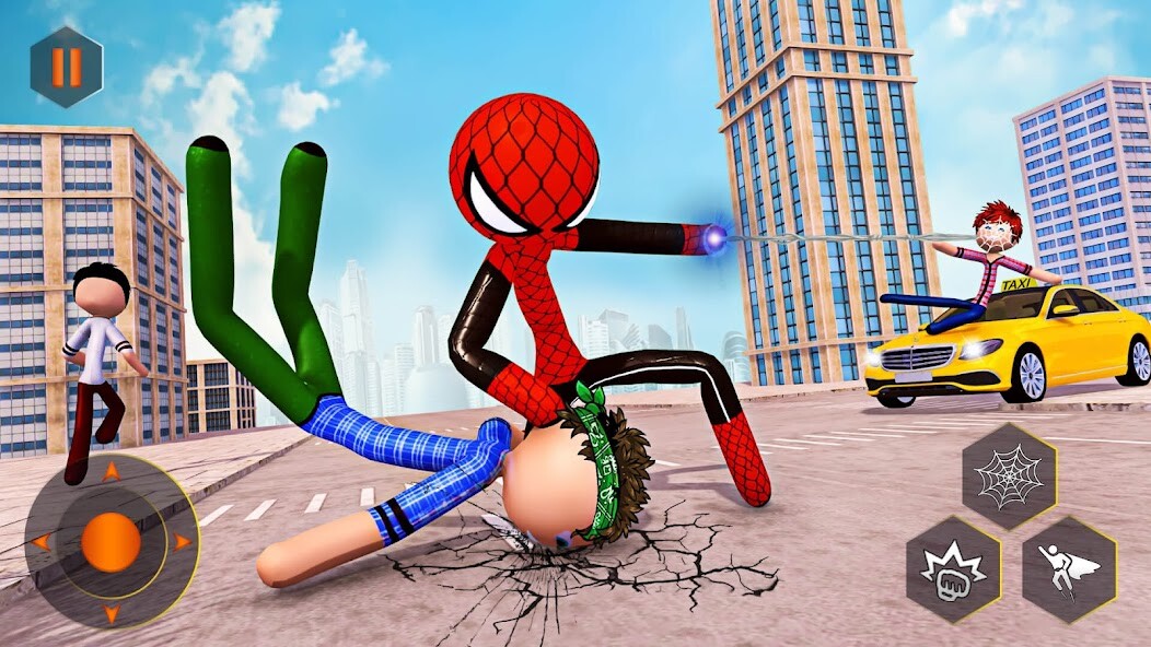 Run android online APK Spider Stickman Superhero Game from MyAndroid or emulate Spider Stickman Superhero Game using MyAndroid