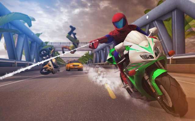 Emulate Android APK Spider Superhero Moto Racer Emulate Android APK Spider Superhero Moto Racer